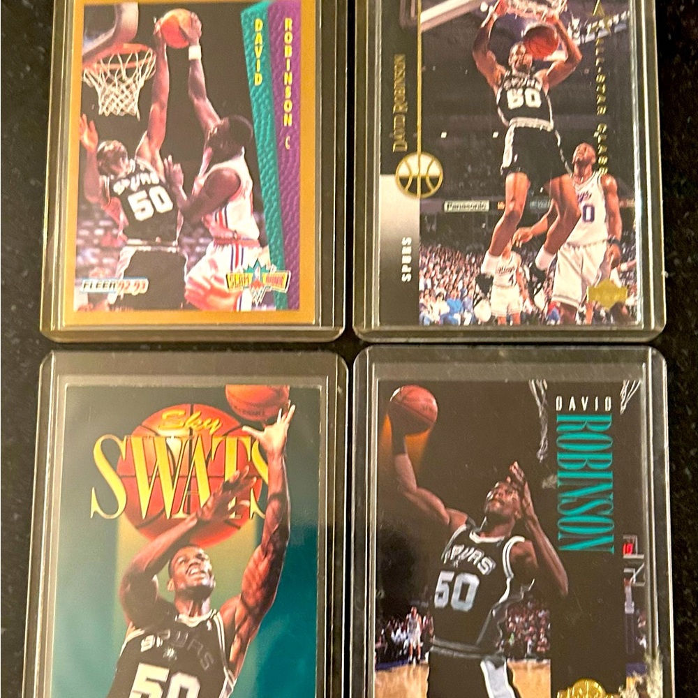David Robinson NBA Basketball Trading Cards Medley (4)
